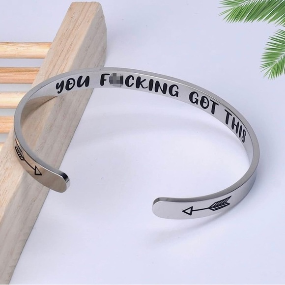 Inspiration &‎ Motivational Bracelet - You F*#king Got This - Unisex - Picture 1 of 10